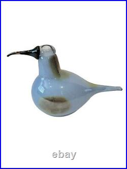Oiva Toikka Nuutajarvi Special Glass Bird by Toikka Iittala Finland Sky Curlew