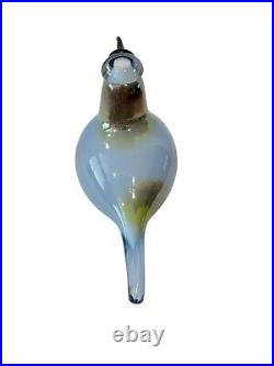 Oiva Toikka Nuutajarvi Special Glass Bird by Toikka Iittala Finland Sky Curlew