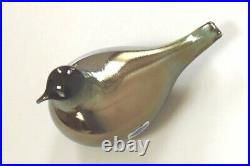 Oiva Toikka Nuutajarvi Vintage Art Iittala Glass Bird Used