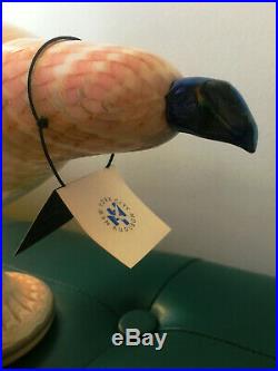 Oiva Toikka PALE MALE Big Bird Art glass design Iittala Finland NEW In BOX
