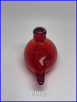 Oiva Toikka Tern Tirri Ruby Red Bird Finland Nuutajärvi iittala