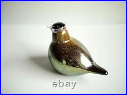 Oiva Toikka Vintage Art Bird Iittala Glass Bird Nuutajarvi