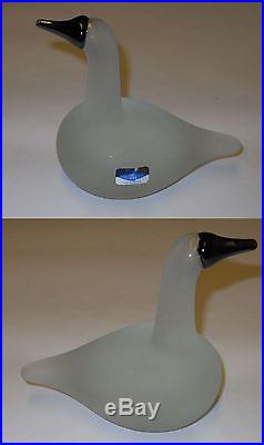 Oiva Toikka Vintage Art Bird Snow Goose 1991 Iittala Nuutajarvi Finland