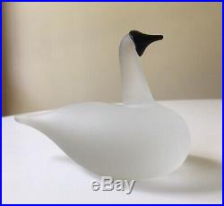 Oiva Toikka Vintage Art Bird Snow Goose 1991 Littala Nuutajarri Findland