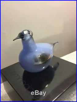 Oiva Toikka Vintage Blue Bird Nuutajärvi Iittala Finland Glass