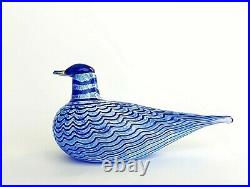 Oiva Toikka bird Blue Bird filigree glass design Birds by Toikka Iittala Finland