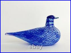 Oiva Toikka bird Blue Bird filigree glass design Birds by Toikka Iittala Finland