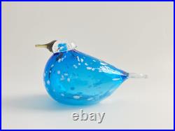Oiva Toikka bird Blue Finch glass design Birds by Toikka Iittala Finland (NEW) Oiva Toikka bird Blue Finch glass design Birds by Toikka Iittala Finland (NEW)