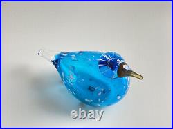 Oiva Toikka bird Blue Finch glass design Birds by Toikka Iittala Finland (NEW) Oiva Toikka bird Blue Finch glass design Birds by Toikka Iittala Finland (NEW)