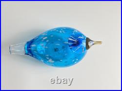 Oiva Toikka bird Blue Finch glass design Birds by Toikka Iittala Finland (NEW) Oiva Toikka bird Blue Finch glass design Birds by Toikka Iittala Finland (NEW)