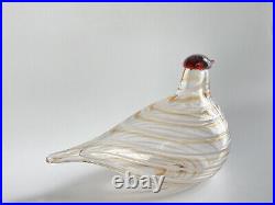 Oiva Toikka bird Crake copper glass design Birds by Toikka Iittala Finland (NEW)