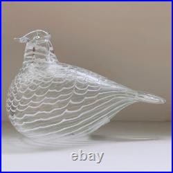 Oiva Toikka bird Mediator Dove glass design Birds by Toikka Iittala Finland NEW