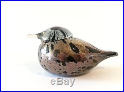 Oiva Toikka bird Small Goldcrest glass design Birds by Toikka Iittala Finland #3