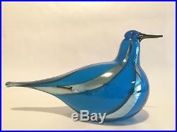 Oiva Toikka bird Taivaanvuohi art glass design Birds by Toikka Iittala BOX