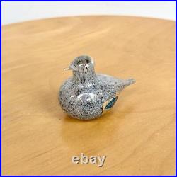 Oiva Toikka iittala Golden Crested Kinglet small Grey Birds Expedite Japan