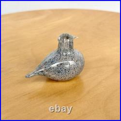 Oiva Toikka iittala Golden Crested Kinglet small Grey Birds Expedite Japan