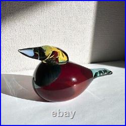 Oiva toikka iittala bird QueenFisher from Japan Rare