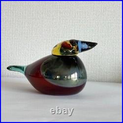 Oiva toikka iittala bird QueenFisher from Japan Rare