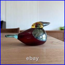 Oiva toikka iittala bird QueenFisher from Japan Rare