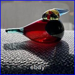 Oiva toikka iittala bird QueenFisher from Japan Rare