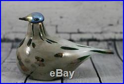 RARE Iittala OIVA TOIKKA Art Glass Bird Sumusirri Limited Edition (200pcs) NIB
