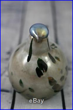 RARE Iittala OIVA TOIKKA Art Glass Bird Sumusirri Limited Edition (200pcs) NIB