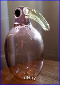 Rare! Ippy the Hippie Iittala Bird by Anu Penttinen, Art Glass Finland