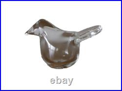 Rare Vintage Oiva Toikka Sieppo Clear Bird Iittala Finland Glass Figurine Rare Vintage Oiva Toikka Sieppo Clear Bird Iittala Finland Glass Figurine