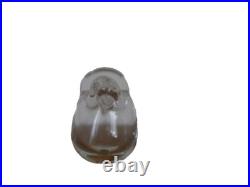 Rare Vintage Oiva Toikka Sieppo Clear Bird Iittala Finland Glass Figurine Rare Vintage Oiva Toikka Sieppo Clear Bird Iittala Finland Glass Figurine