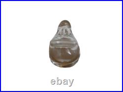 Rare Vintage Oiva Toikka Sieppo Clear Bird Iittala Finland Glass Figurine Rare Vintage Oiva Toikka Sieppo Clear Bird Iittala Finland Glass Figurine