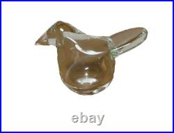 Rare Vintage Oiva Toikka Sieppo Clear Bird Iittala Finland Glass Figurine Rare Vintage Oiva Toikka Sieppo Clear Bird Iittala Finland Glass Figurine
