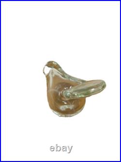 Rare Vintage Oiva Toikka Sieppo Clear Bird Iittala Finland Glass Figurine Rare Vintage Oiva Toikka Sieppo Clear Bird Iittala Finland Glass Figurine