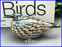 Rare special edition (20/100) Oiva Toikka glass bird LONDON BIRD from 2009