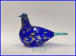 Sinikki Oiva Toikka Special Bird Design blown Glass Iittala Finland