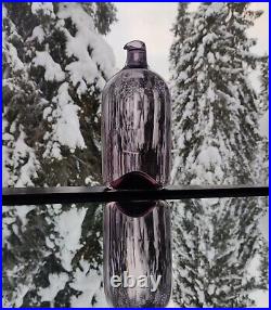 Timo Sarpaneva Bird bottle Lintupullo, good condition, 50s signature, Iittala
