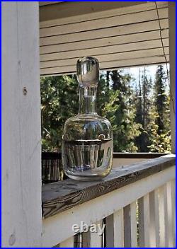 Timo Sarpaneva glass bottle decanter Jurmo Iittala