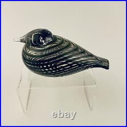 Toikka Littala Wren Signed Beautiful Condition Glass Collectible Green