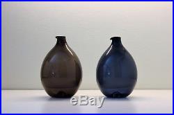 Two Lintupullo Bird Bottle, Timo Sarpaneva, Glass Decanter Pitcher, Iittala