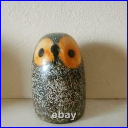 USED Iittala Birds By Toikka LITTLE BARN OWL Art Glass Sculpture Made in Finland
