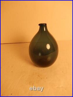 Vintage 1957 Lintupullo Bird Bottle Signed Timo Sarpaneva Glass Decanter Iittala