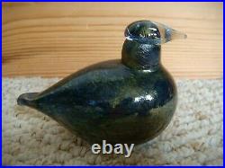 Vintage Iittala Finland Irridescent Glass Bird Ornament