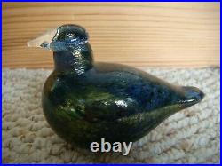 Vintage Iittala Finland Irridescent Glass Bird Ornament