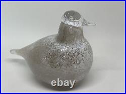 Vintage O. Toikka White Bird Finland Ptarmigan IIttala Small Willow Grouse