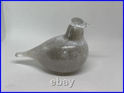 Vintage O. Toikka White Bird Finland Ptarmigan IIttala Small Willow Grouse