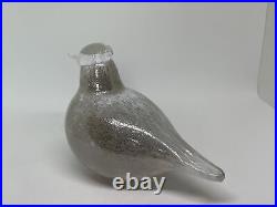 Vintage O. Toikka White Bird Finland Ptarmigan IIttala Small Willow Grouse