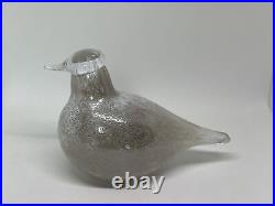 Vintage O. Toikka White Bird Finland Ptarmigan IIttala Small Willow Grouse