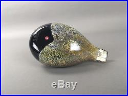 Vintage Oiva Toikka Glass Bird Male Duck 1994 Nuutajarri Art Glass Sculpture