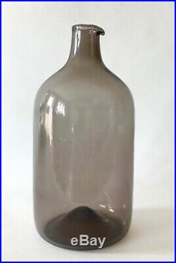Vintage Timo Sarpaneva Model 1-400 Glass Bird Bottle Iittala Finland 1957